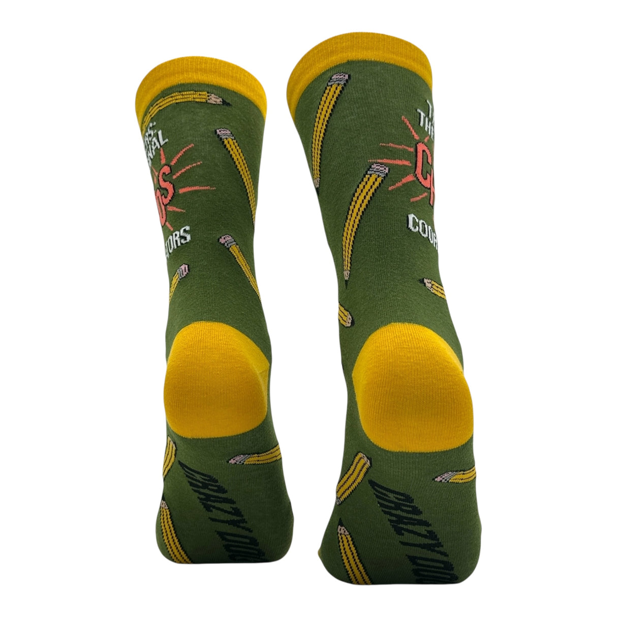 Women's Teachers The Original Chaos Coordinatos Socks Funny Sarcastic Graphic Novelty Footwear for Ladies