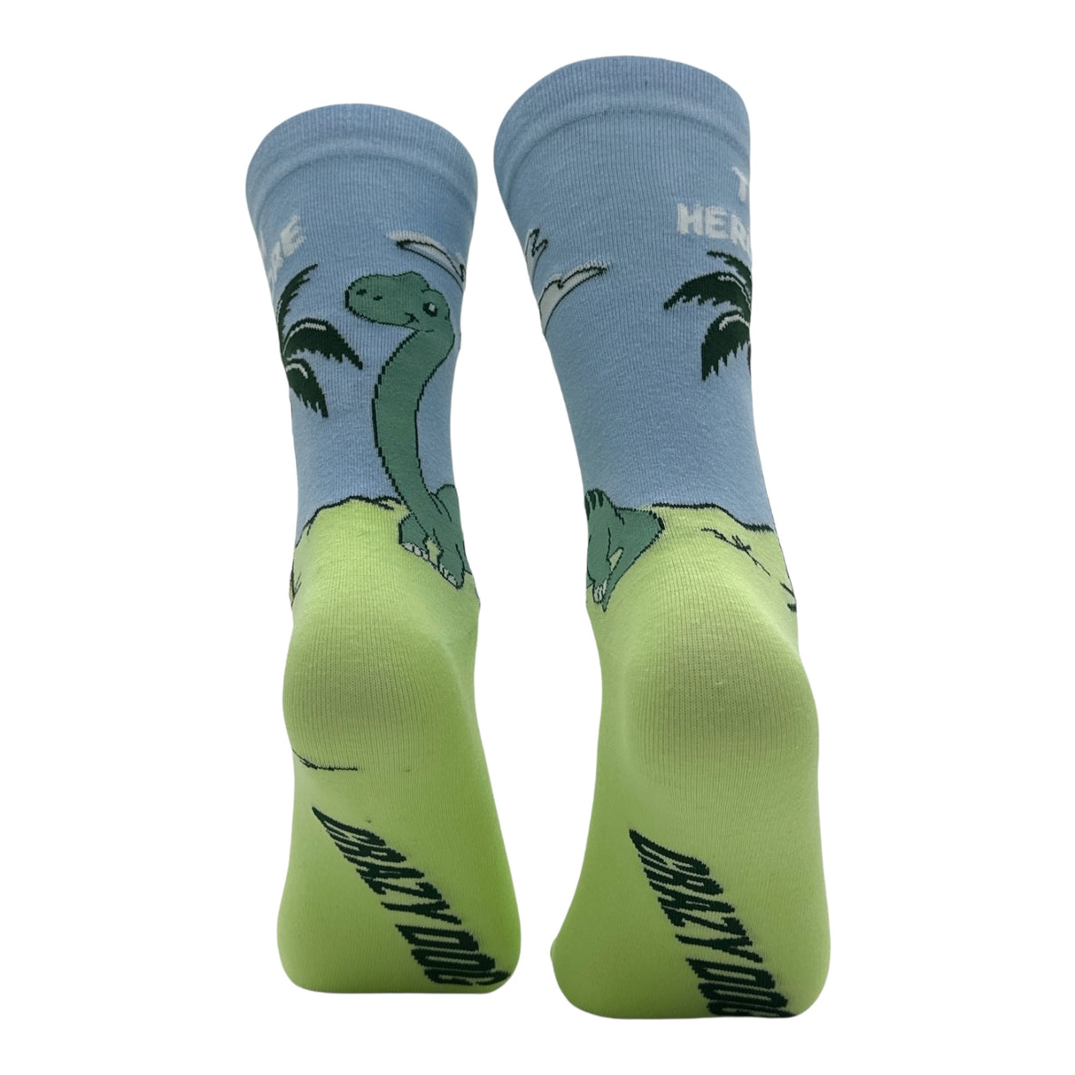 Women's Team Herbivore Socks Funny Sarcastic Dino Graphic Novelty Footwear for Ladies