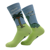 Women's Team Herbivore Socks Funny Sarcastic Dino Graphic Novelty Footwear for Ladies