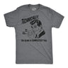 Mens Funny T Shirts Technically The Glass Is Completely Full Sarcastic Graphic Novelty Tee for Men