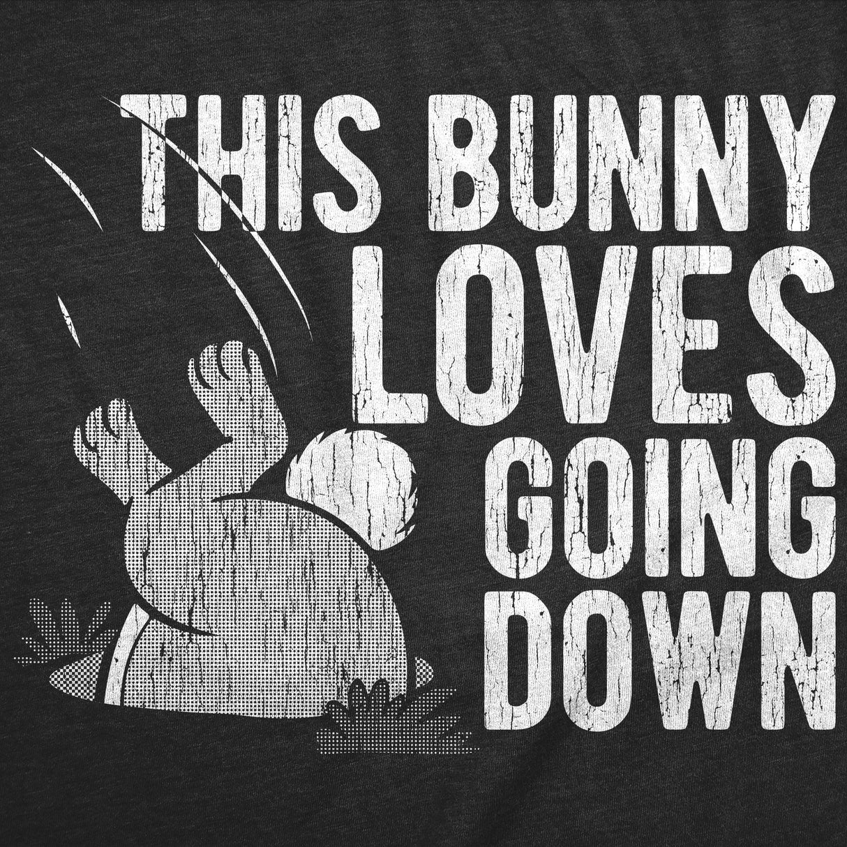 Mens Funny T Shirts This Bunny Lovers Going Down Sarcastic Adult Joke Graphic Novelty Tee for Men