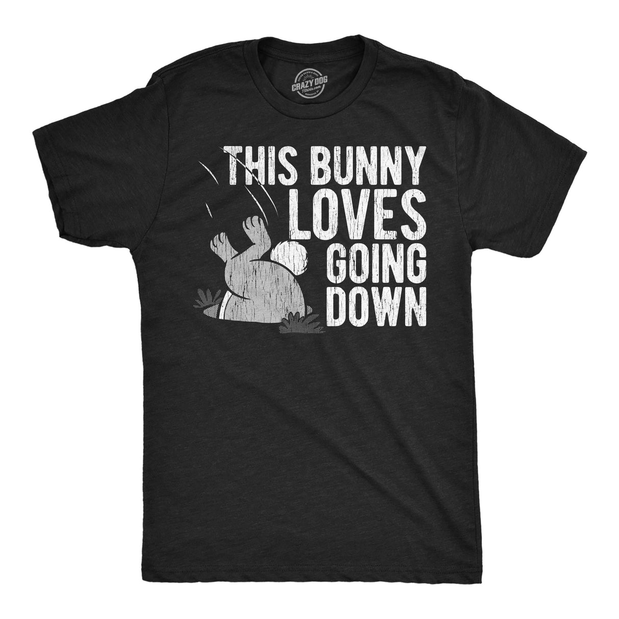 Mens Funny T Shirts This Bunny Lovers Going Down Sarcastic Adult Joke Graphic Novelty Tee for Men
