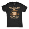 Mens Funny T Shirts This Hole Isnt Big Enough for All Your Bullshit Sarcastic Groundhog Graphic Novelty Tees for Men
