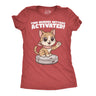 Womens Funny T Shirt Tiny Murder Mittens Activated Sarcastic Kitten Graphic Novelty Tee for Ladies