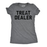 Womens Funny T Shirts Treat Dealer Sarcastic Pet Lover Graphic Novelty Tee for Ladies
