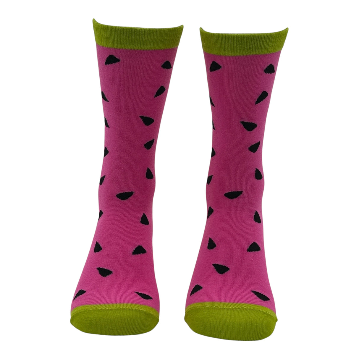 Women's Watermelon Socks Funny Sarcastic Fruit Graphic Novelty Footwear for Ladies