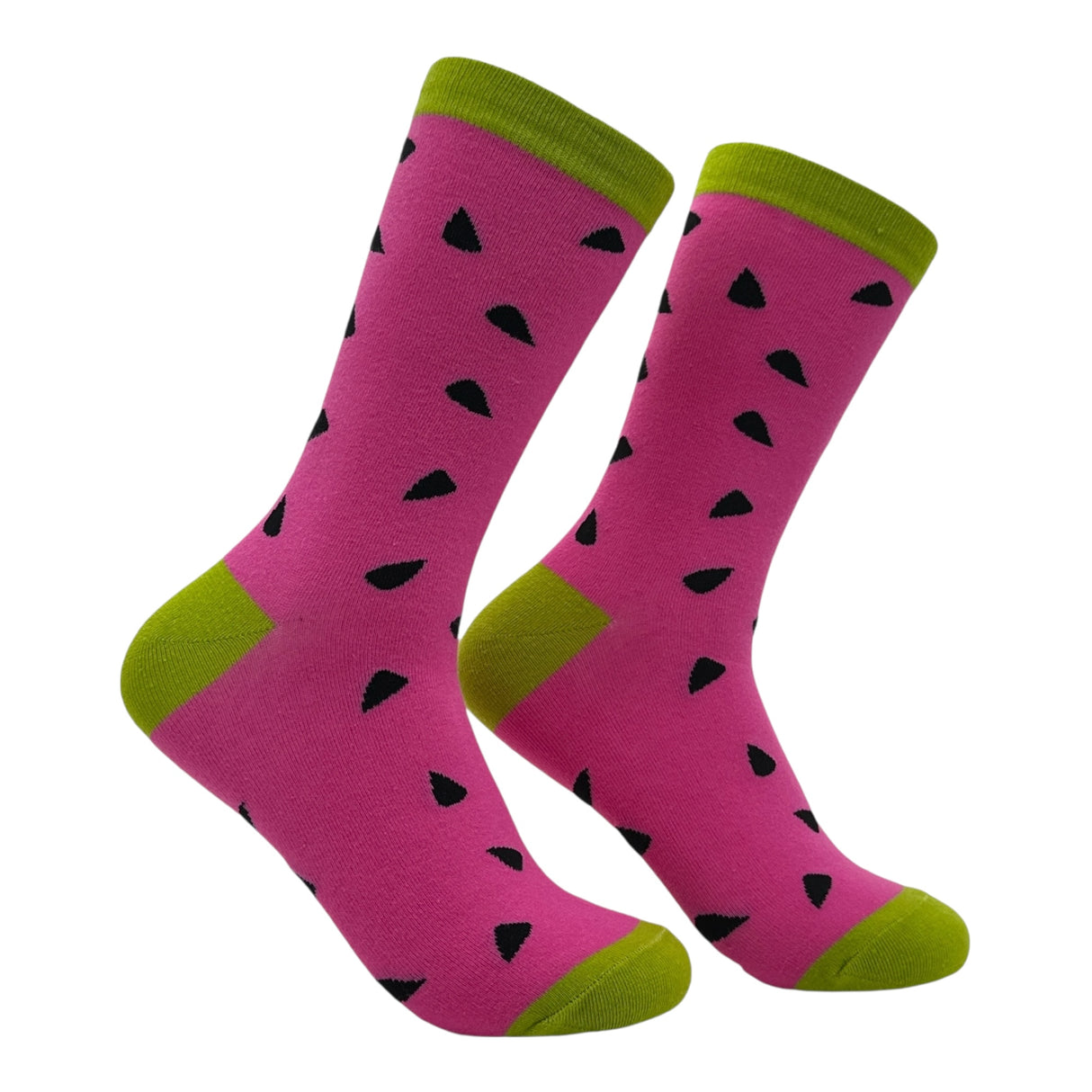 Women's Watermelon Socks Funny Sarcastic Fruit Graphic Novelty Footwear for Ladies