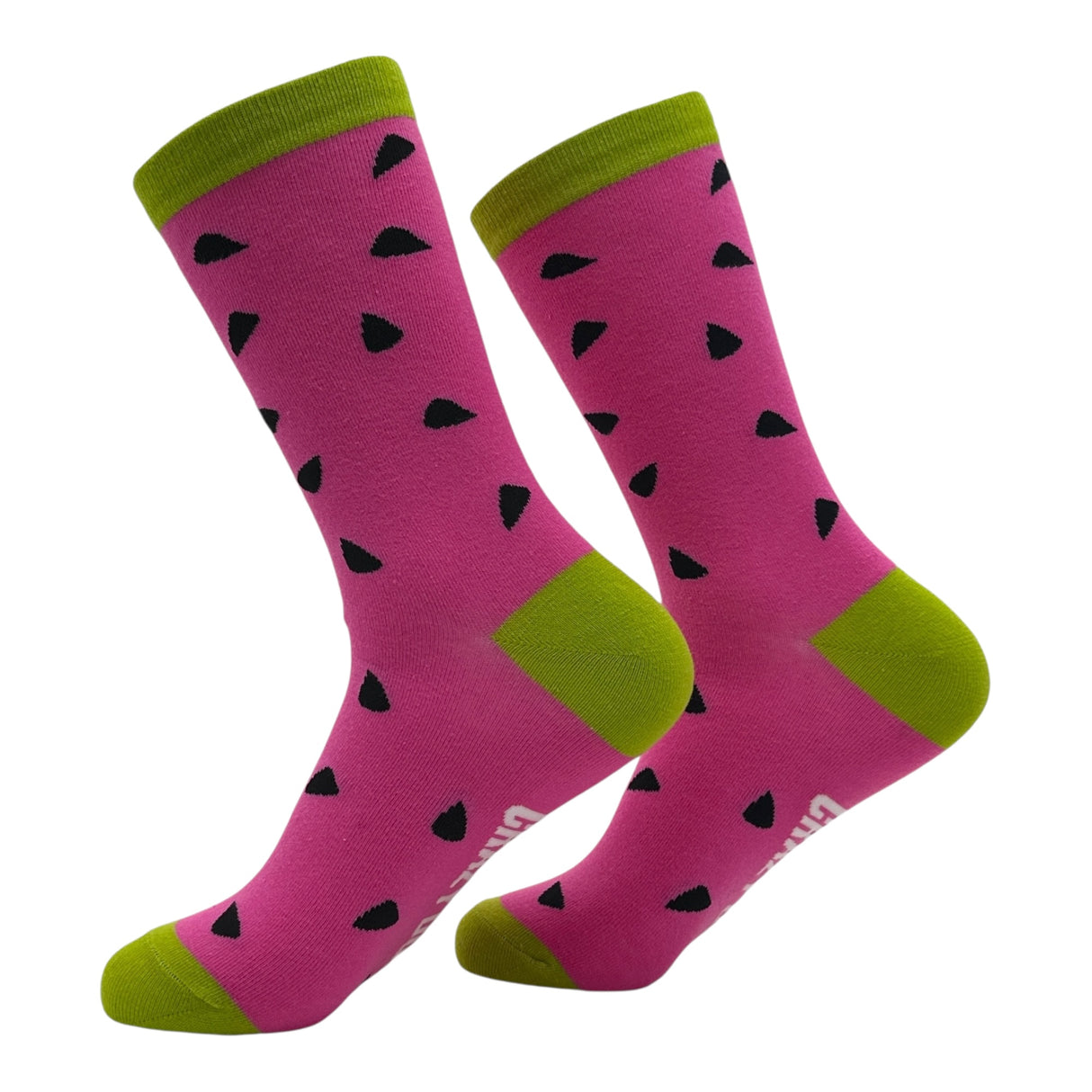 Women's Watermelon Socks Funny Sarcastic Fruit Graphic Novelty Footwear for Ladies