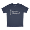 Youth Funny T Shirts Whens Dinner Sarcastic Eating Graphic Novelty Tee for Kids
