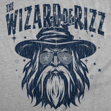 Mens Funny T Shirts The Wizard Of Rizz Sarcastic Graphic Novelty Tee for Men