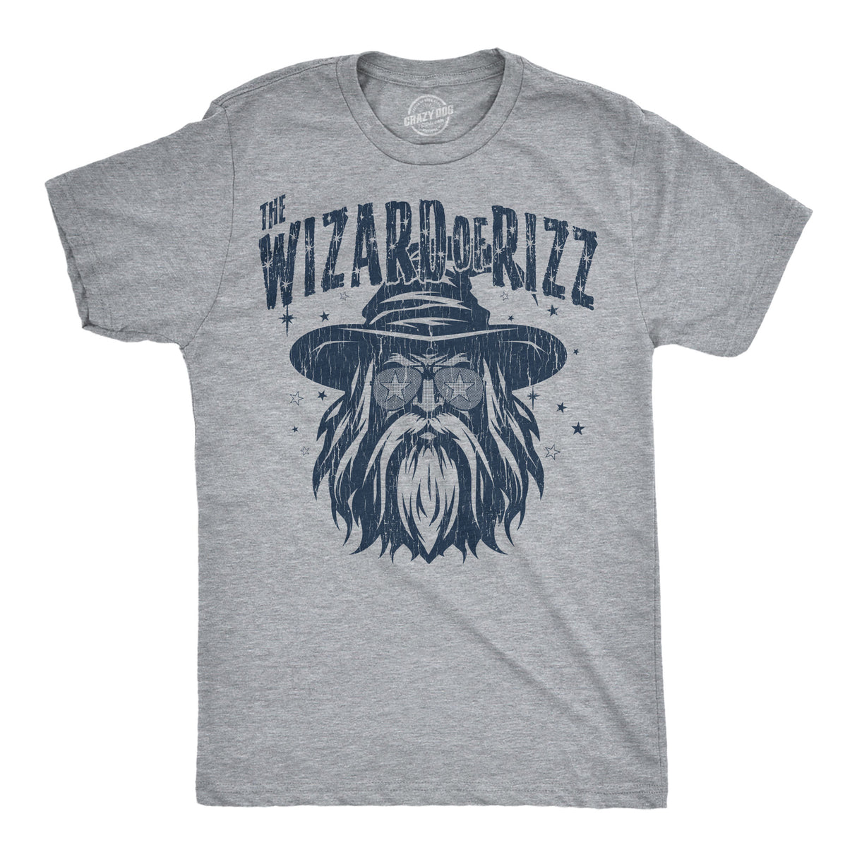 Mens Funny T Shirts The Wizard Of Rizz Sarcastic Graphic Novelty Tee for Men