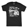 Mens Funny T Shirts Words Hurt Fists Hurt More Sarcastic Graphic Novelty Tee for Men