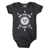 You Can Do This Dad Baby Bodysuit Funny Sarcastic Graphic Novelty Jumper for Infants