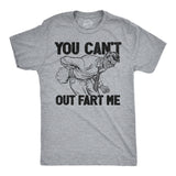 Mens Funny T Shirts You Cant Out Fart Me Sarcastic Graphic Novelty Tee for Men
