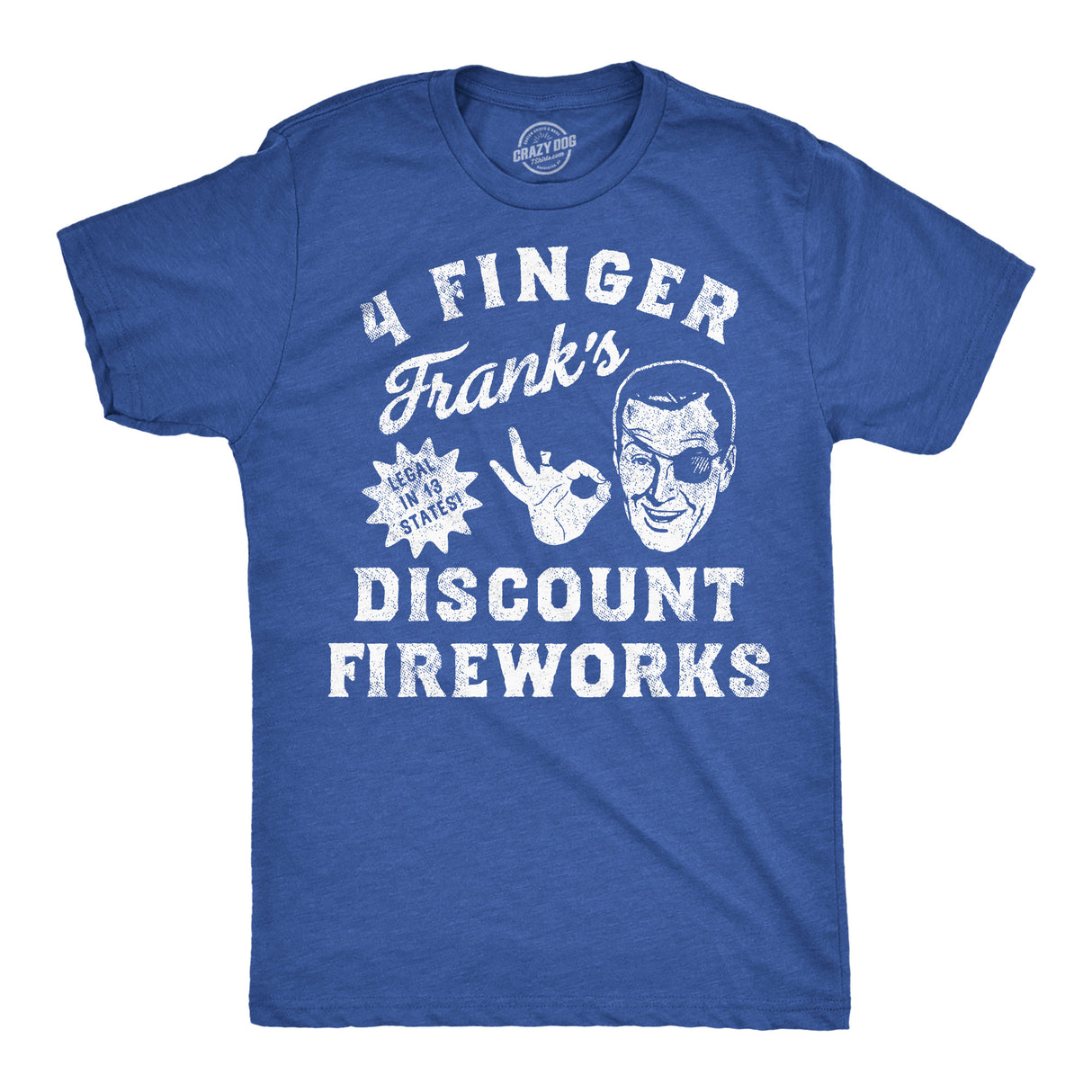 Mens Funny T Shirts 4 Finger Franks Discount Fireworks Sarcastic Fourth Of July Graphic Novelty Tee for Men