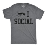 Mens Funny T Shirts Ant I Social Sarcastic Introverted Graphic Novelty Tee for Men