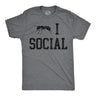 Mens Funny T Shirts Ant I Social Sarcastic Introverted Graphic Novelty Tee for Men