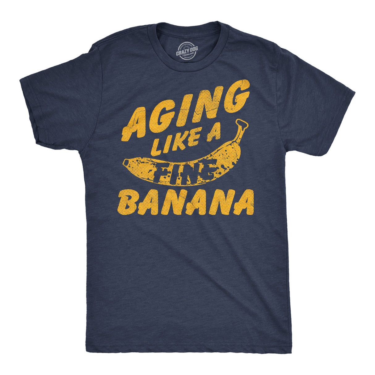 Mens Funny T Shirts Aging Like A Fine Banana Sarcastic Graphic Novelty Tee for Men