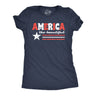 Womens Funny T Shirts America The Beautiful Sarcastic Patriotic Graphic Novelty Tee For Ladies