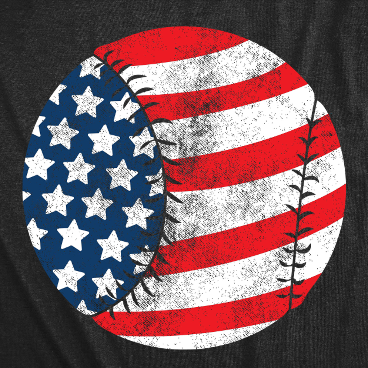 Mens Funny T Shirts American Flag Baseball Sarcastic Fourth Of July Graphic Novelty Tee for Men
