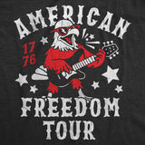 Mens Funny T Shirts American Freedom Tour Sarcastic Fourth Of July Graphic Novelty Tee for Men