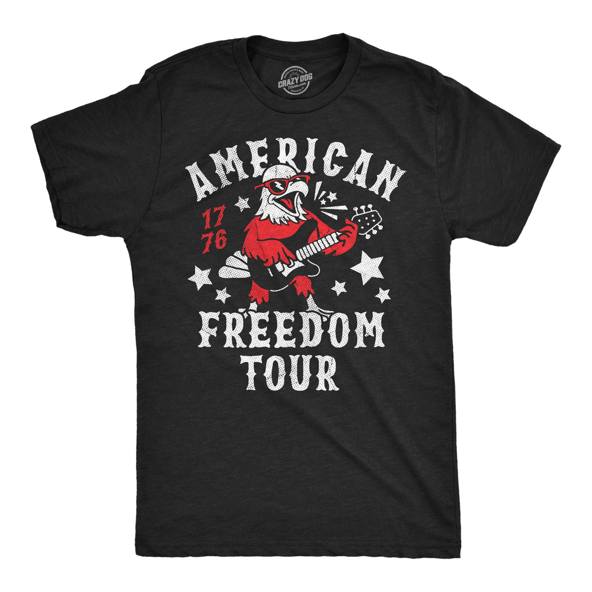 Mens Funny T Shirts American Freedom Tour Sarcastic Fourth Of July Graphic Novelty Tee for Men