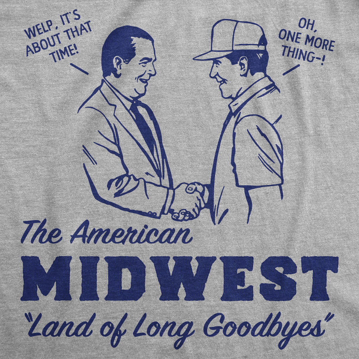 Mens Funny T Shirts The American Midwest Sarcastic USA Graphic Novelty Tee For Men
