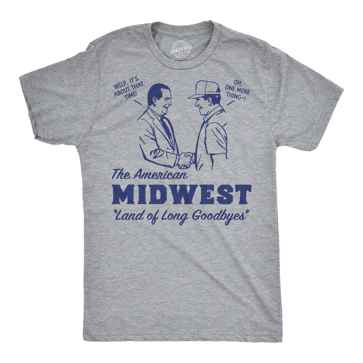 Mens Funny T Shirts The American Midwest Sarcastic USA Graphic Novelty Tee For Men