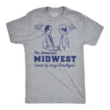 Mens Funny T Shirts The American Midwest Sarcastic USA Graphic Novelty Tee For Men