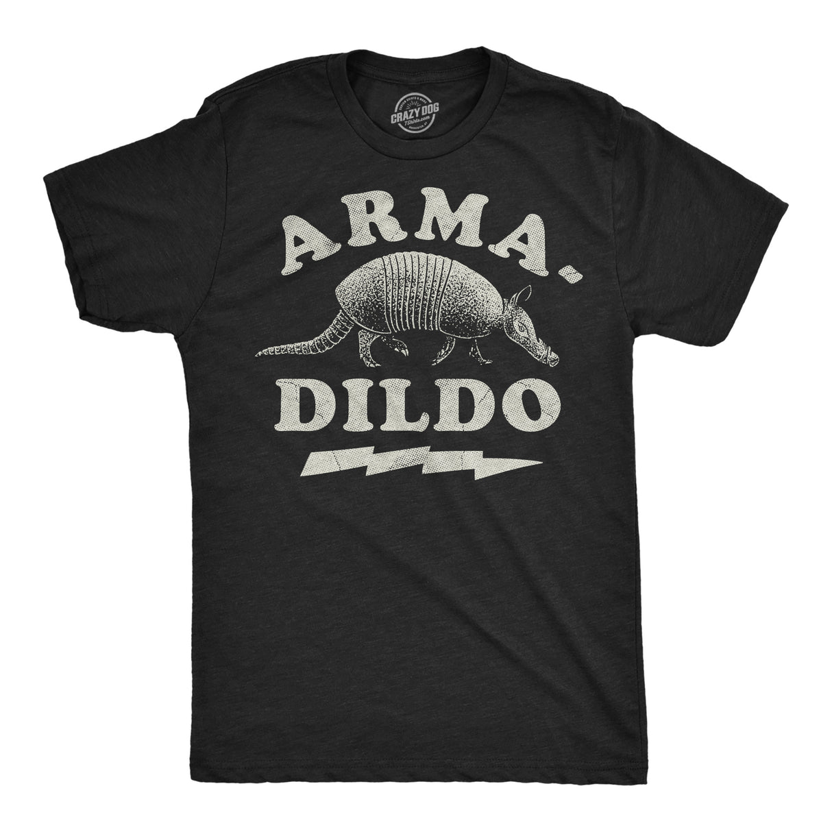 Mens Funny T Shirts Arma Dildo Sarcastic Animal Graphic Novelty Tee for Men