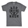 Mens Funny T Shirts Aur Naur Sarcastic Koala Graphic Novelty Tee for Men