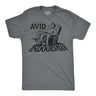 Mens Funny T Shirts Avid Indoorsman Sarcastic Introverted Graphic Novelty Tee for Men