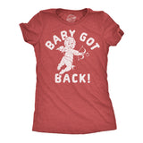 Womens Funny T Shirts Baby Got Back Sarcastic Valentines Day Graphic Novelty Cupid Tee for Ladies