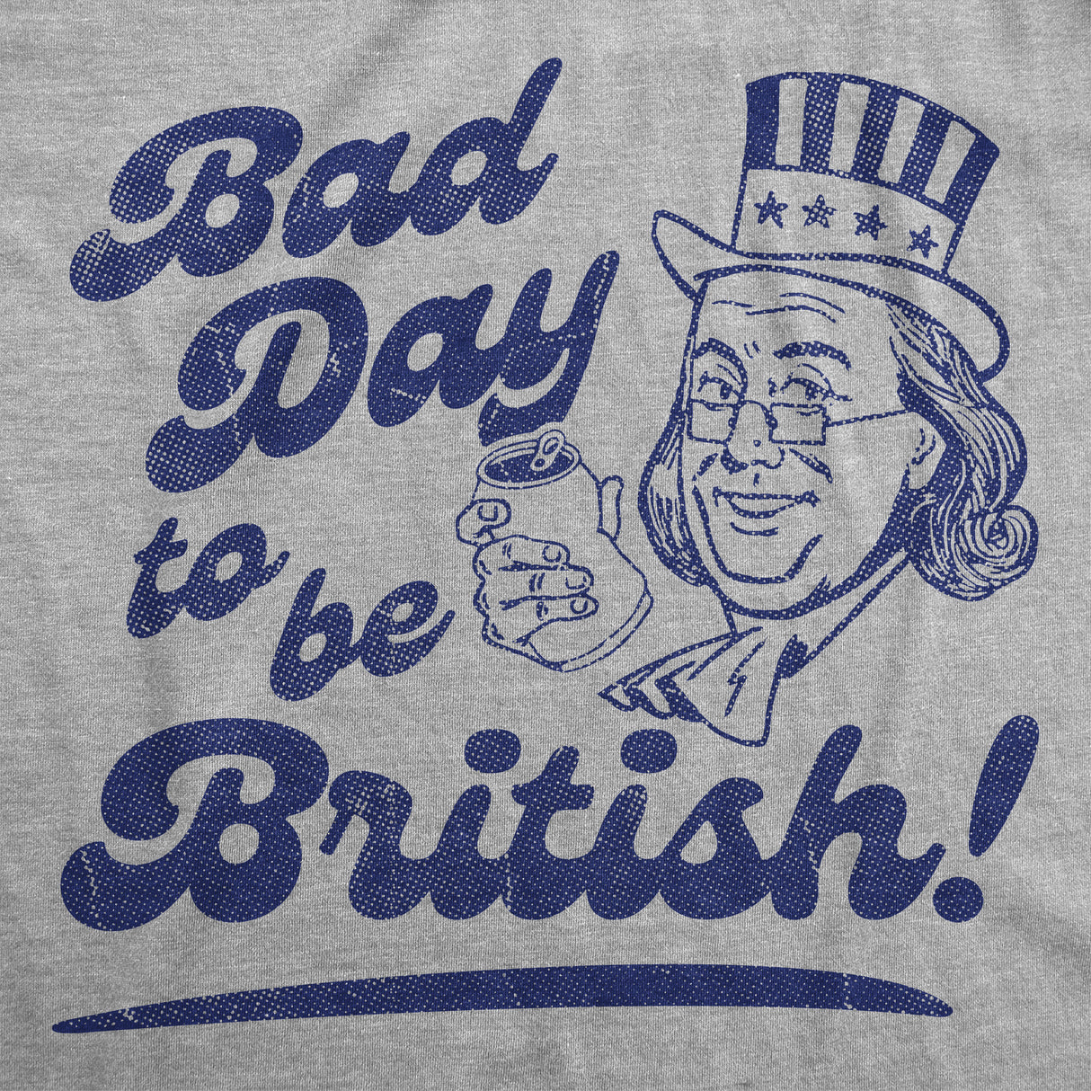 Mens Funny T Shirts Bad Day to Be British Sarcastic Fourth Of July Graphic Novelty Tee for Men