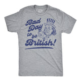 Mens Funny T Shirts Bad Day to Be British Sarcastic Fourth Of July Graphic Novelty Tee for Men