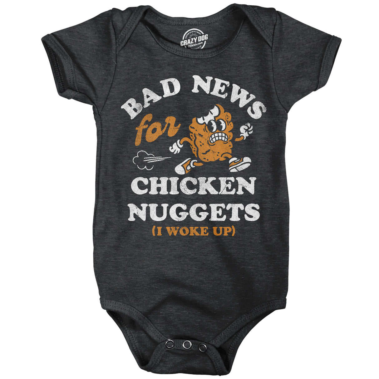 Bad News For Chicken Nuggets Baby Bodysuit Funny Sarcastic Graphic Novelty Jumper For Infants