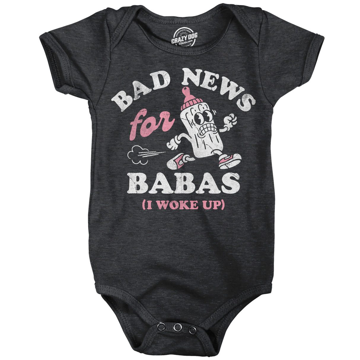 Bad News For Babas Baby Bodysuit Funny Sarcastic Graphic Novelty Jumper For Infants