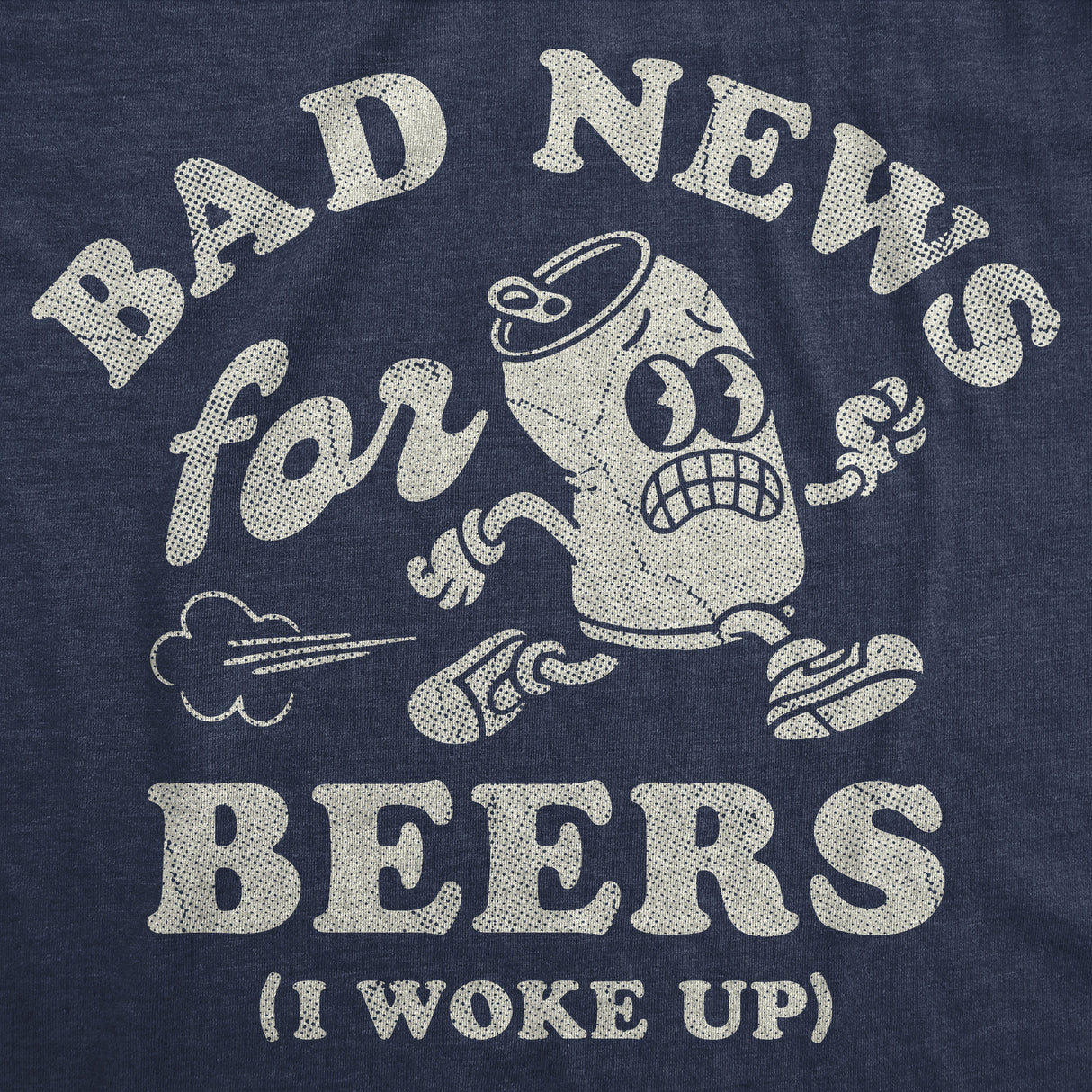 Mens Funny T Shirts Bad News for Beers I Woke Up Sarcastic Drinking Graphic Novelty Tee for Men