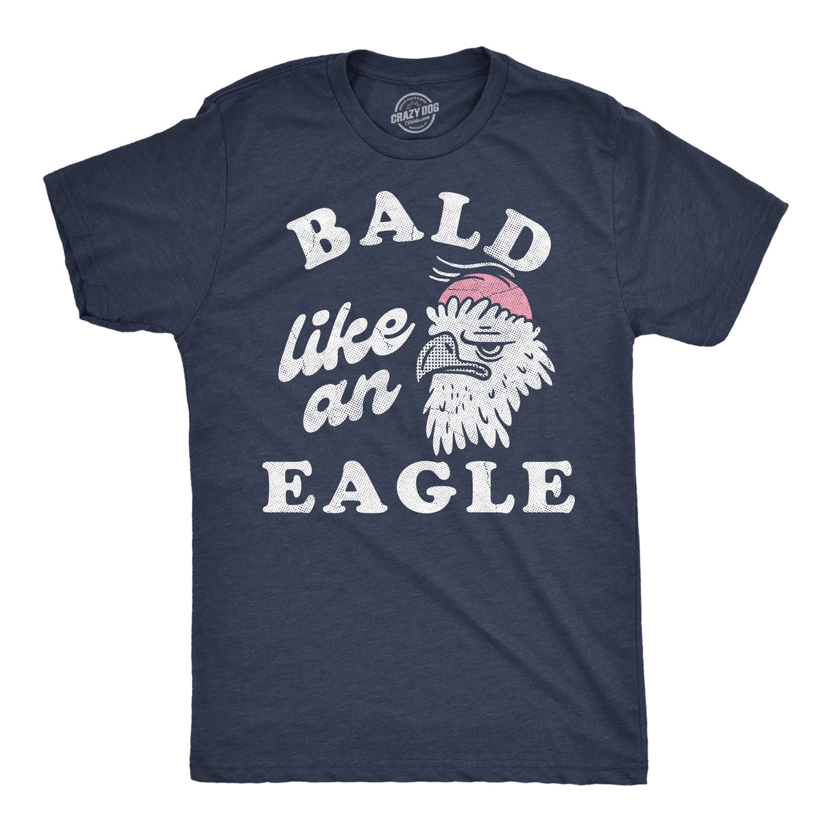 Mens Funny T Shirts Bald Like An Eagle Sarcastic Hair Loss Graphic Novelty Tee for Men
