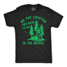 Mens Funny T Shirts Be The Cryptid You Wish to See In The Woods Sarcastic Bigfoot Graphic Tee for Men