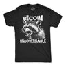 Mens Funny T Shirts Become Ungovernable Sarcastic Raccoon Graphic Novelty Tee For Men