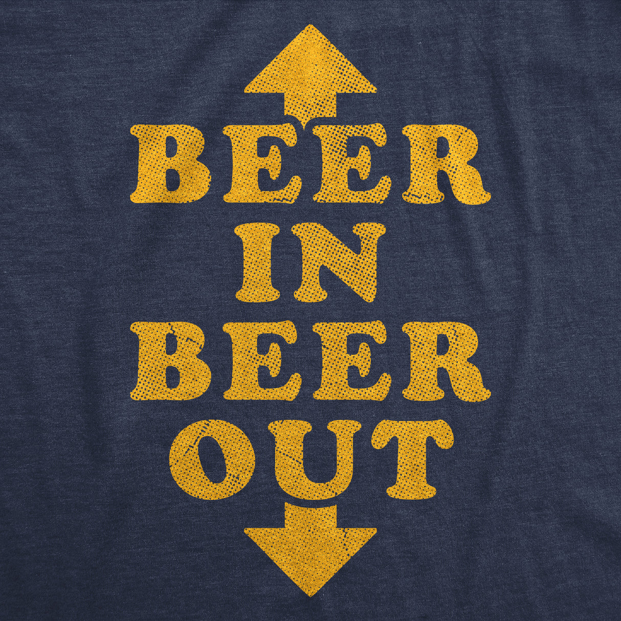 Mens Funny T Shirts Beer In Beer Out Sarcastic Drinking Graphic Novelty Tee For Men