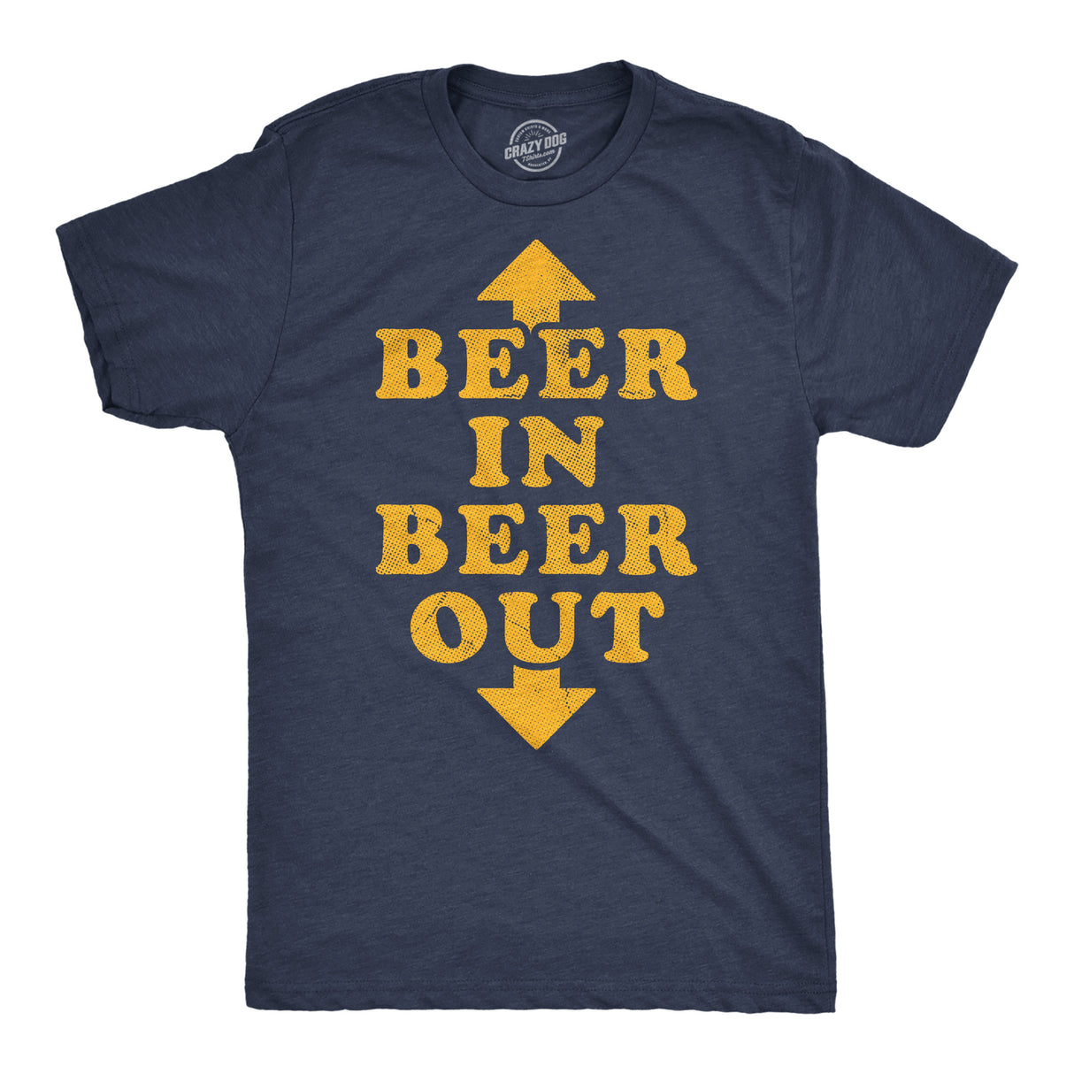 Mens Funny T Shirts Beer In Beer Out Sarcastic Drinking Graphic Novelty Tee For Men