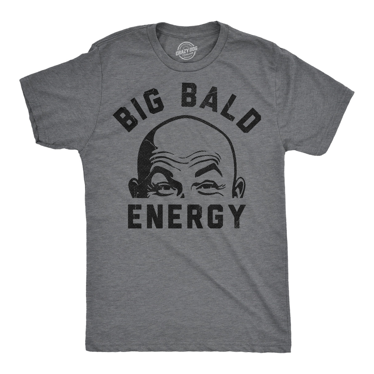 Mens Funny T Shirts Big Bald Energy Sarcastic Graphic Novelty Tee for Men