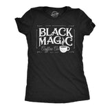 Womens Funny T Shirts Black Magic Coffee Co Sarcastic Halloween Graphic Novelty Tee For Ladies