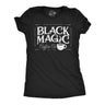 Womens Funny T Shirts Black Magic Coffee Co Sarcastic Halloween Graphic Novelty Tee For Ladies