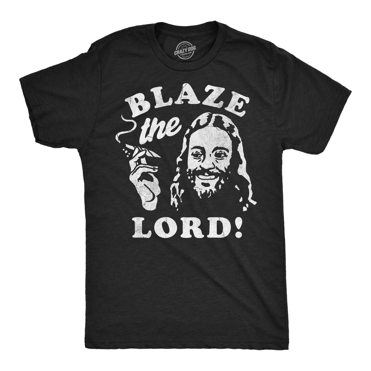 Mens Funny T Shirts Blaze The Lord Sarcastic 420 Graphic Novelty Tee for Men
