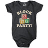 Block Party Baby Bodysuit Funny Sarcastic Kids Blocks Graphic Jumper For Infants