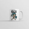 Born to Be Wild Skeleton Mug Funny Sarcastic Warrior Graphic Novelty Coffee Cup-11oz