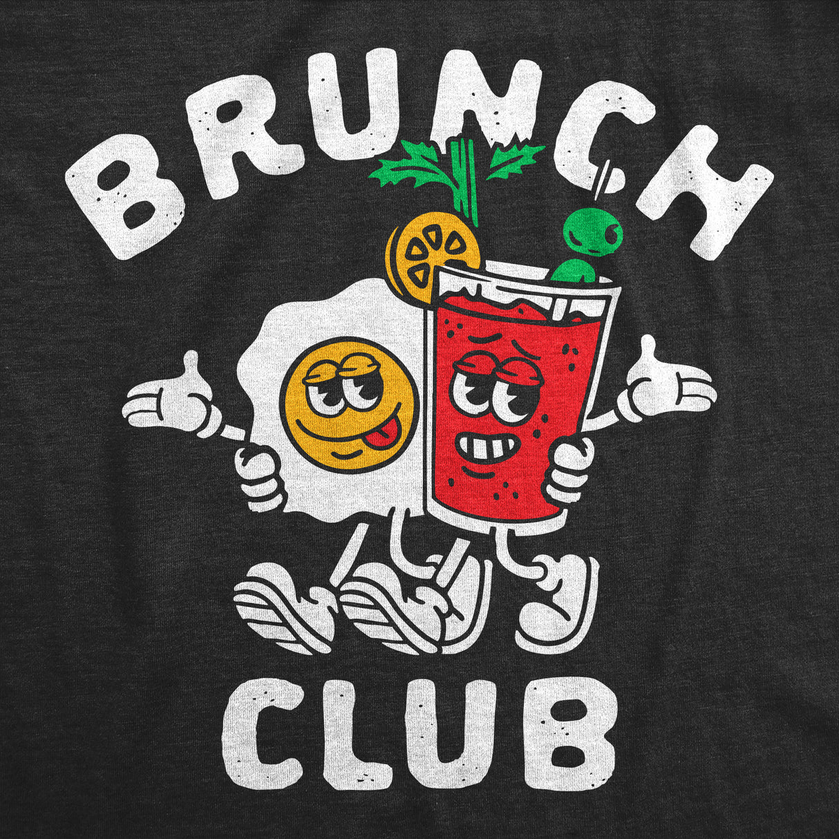 Womens Funny T Shirts Brunch Club Sarcastic Breakfast Lunch Graphic Novelty Tee for Ladies